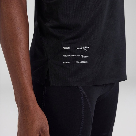 Bandit Running Drift Graphene Ultra-Light Breathable Performance Racing Singlet - Picture 4 of 11